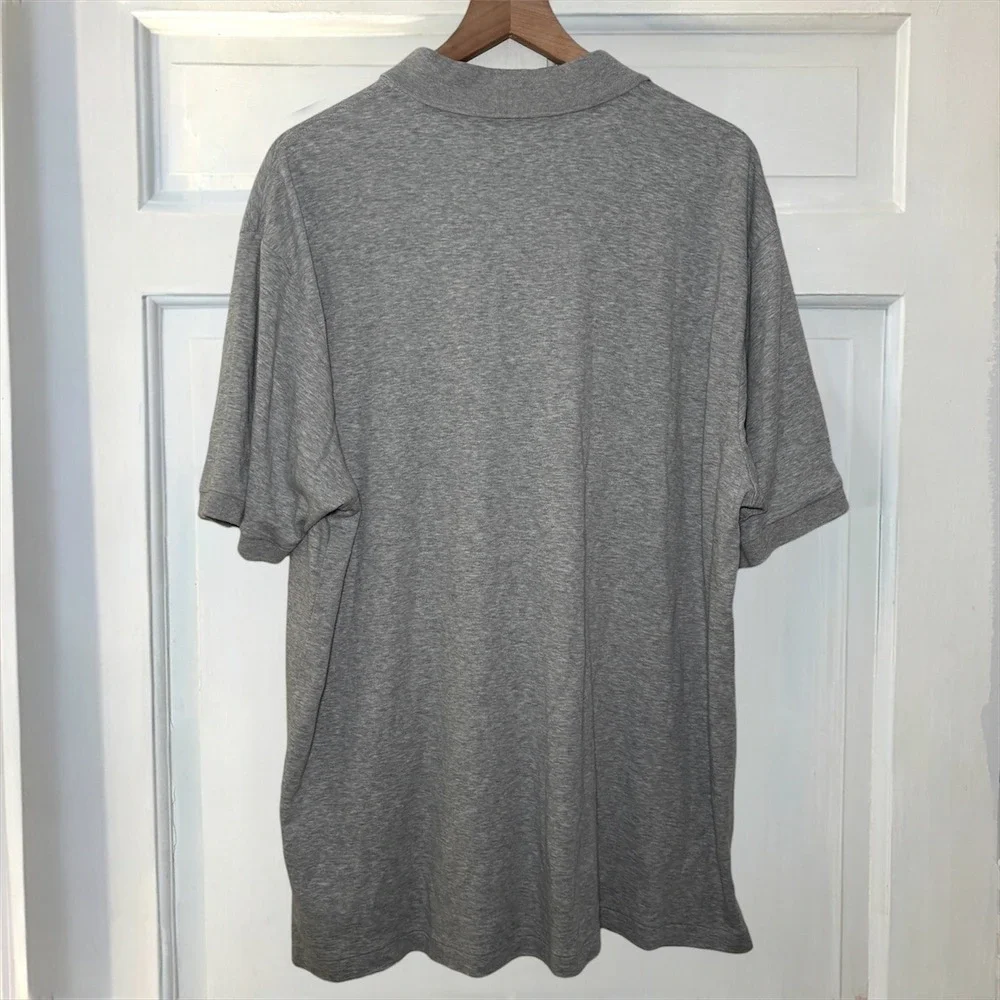 Polo Ralph Lauren Solf Cotton Polo Mens 2XB Gray Heather Big & Tall Pony Shirt